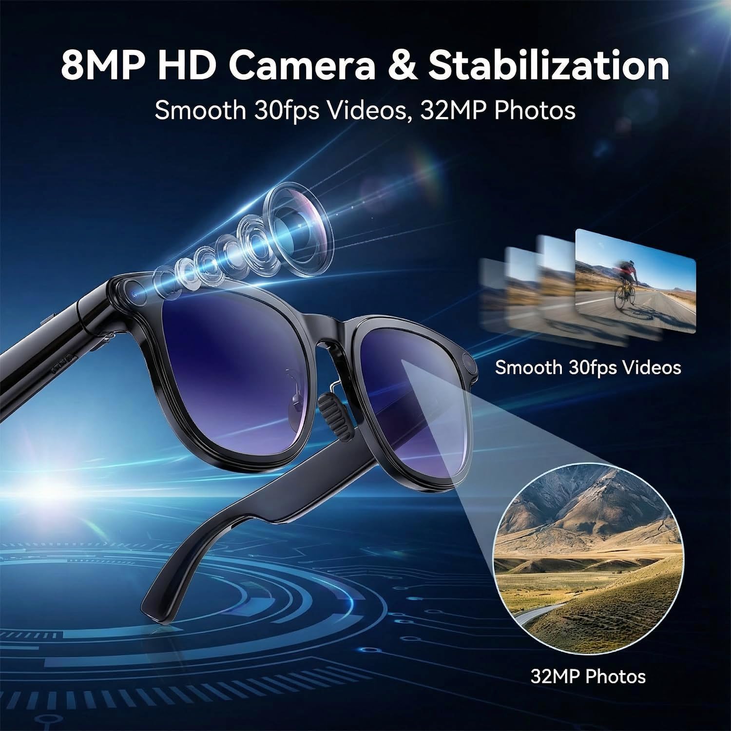 AI Smart Glasses with Camera